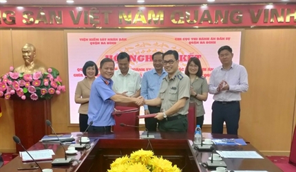 Viện KSND và Chi cục Thi hành án dân sự quận Ba Đình ký kết Quy chế...